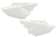 Polisport White Side Number Plates for Yamaha: YZ125 (2002-2021), YZ125X (2020-2022), YZ250 (2002-2021), YZ250X (2016-2022)