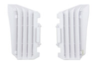 Polisport White Radiator Louvers for Yamaha: WR250F (2015-2019), WR450F (2016-2018), YZ250F (2014-2018), YZ450F (2014-2017), YZ450FX (2016-2018)