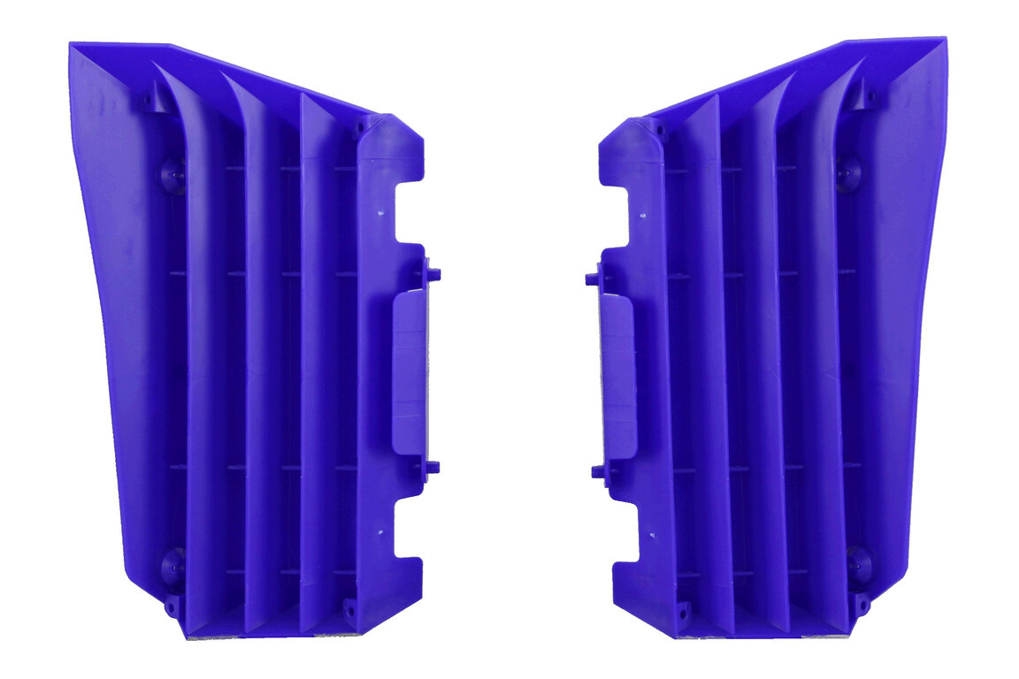 Polisport Blue Radiator Louvers for Yamaha: WR250F (2015-2019), YZ250F (2014-2018), YZ450F (2014-2017)