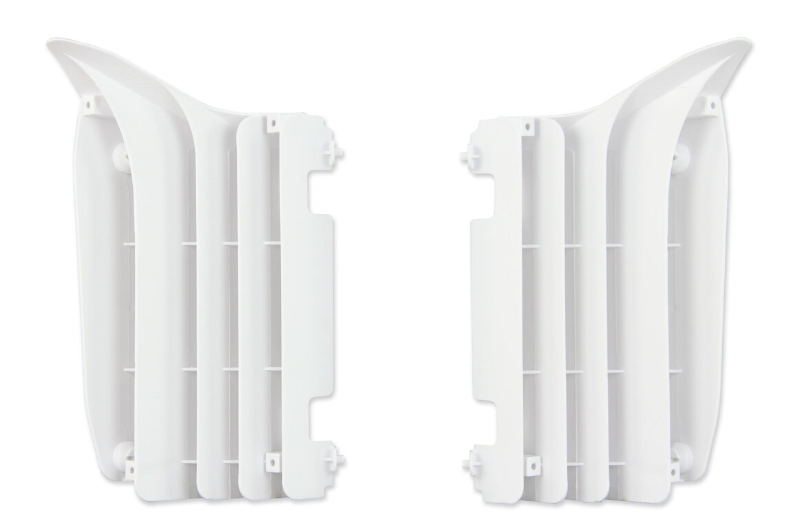 Polisport White Radiator Louvers for Yamaha: YZ250F (2010-2013)