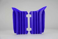 Polisport Blue Radiator Louvers replacement plastics for 10-13 Yamaha YZ250F dirt bikes 360 view