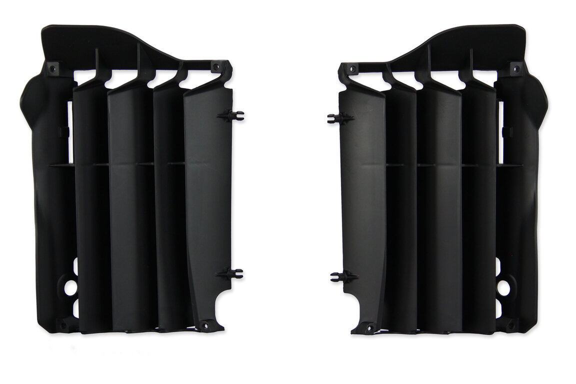 Polisport Black Radiator Louvers for Honda: CRF250R (2014-2017)