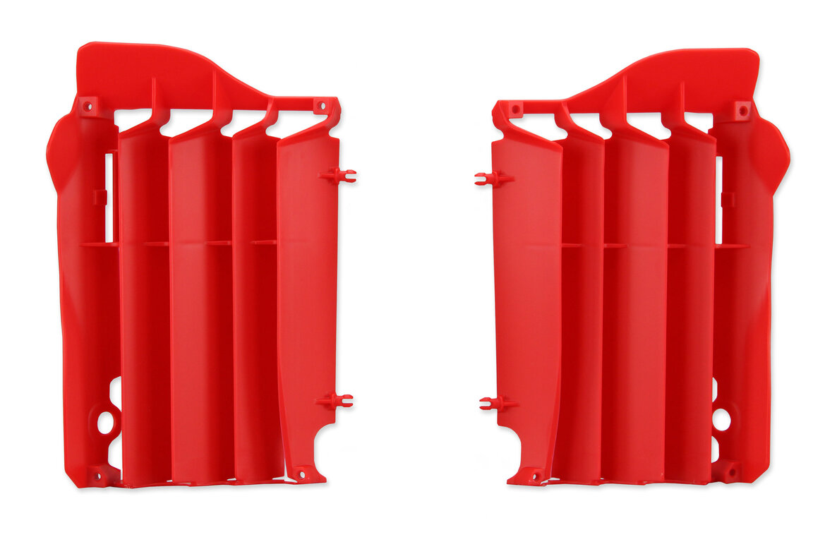 Polisport Red Radiator Louvers for Honda: CRF250R (2014-2017)
