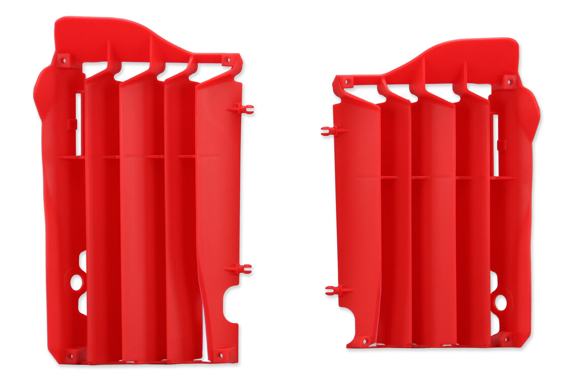 Polisport Red Radiator Louvers for Honda: CRF450R (2013-2014)