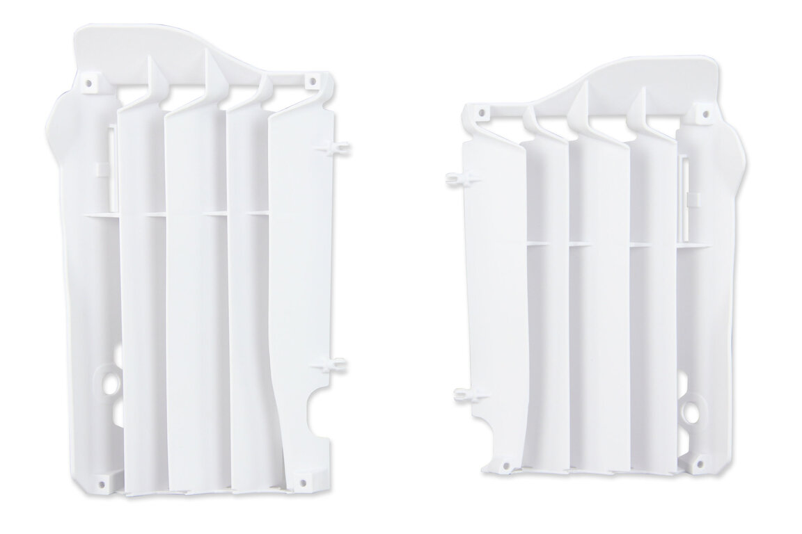 Polisport White Radiator Louvers for Honda: CRF450R (2013-2014)