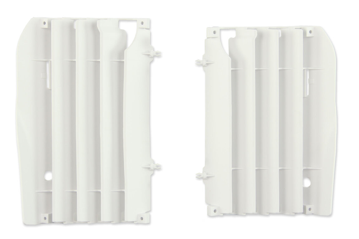 Polisport White Radiator Louvers for Honda: CRF450R (2009-2012)