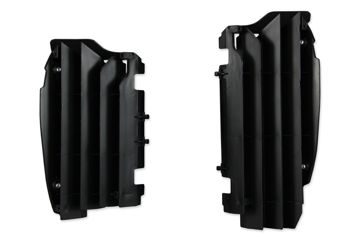 Polisport Black Radiator Louvers for Kawasaki: KX450F (2012-2015)