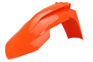 Polisport Orange Front Fender for KTM: EXC125 (2020-2021), EXC150 (2020-2023), EXC250 (2020-2023), EXC250F (2017-2023), EXC300 (2017-2023), EXC350F (2017-2023), EXC450F (2017-2023), EXC500F (2017-2023), SX125 (2016-2022), SX150 (2016-2022), SX250 (2017-2022), SXF250 (2016-...and more