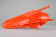 Polisport Orange Rear Fender replacement plastics for 15-18 KTM SX, SXF, XC, XCF dirt bikes 360 view