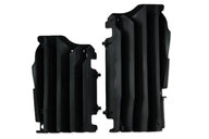 Polisport Black Radiator Louvers for Kawasaki: KX250F (2021-2024), KX250F 50th Anniversary Edition (2024), KX250X (2022-2024), KX250XC (2021), KX450F (2016-2023), KX450SR (2022-2023), KX450X (2022-2023), KX450XC (2021)