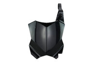 Polisport Black Front Number Plate for Kawasaki: KLX300R (2020-2025), KX250F (2017-2026), KX250F 50th Anniversary Edition (2024), KX250X (2022-2026), KX250XC (2021), KX450F (2016-2026), KX450F 50th Anniversary Edition (2024), KX450SR (2022-2026), KX450X (2022-2026), KX450XC (2021)