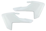 UFO White Radiator Shroud Set for Husqvarna: FC250 (2016-2018), FC350 (2016-2018), FC450 (2016-2018), FE250 (2017-2019), FE350 (2017-2019), FE350s (2018), FE450 (2018-2019), FE501 (2017-2019), FS450 (2016-2018), FX350 (2017-2018), FX450 (2017-2018), TC125 (2016-2018), TC25...and more