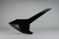 Right Side Acerbis Black Side Number Plates replacement plastics for 16-19 Husqvarna FC, FE, FS, FX, TC, TE, TX dirt bikes.