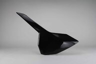 Left Side Acerbis Black Side Number Plates replacement plastics for 16-19 Husqvarna FC, FE, FS, FX, TC, TE, TX dirt bikes.