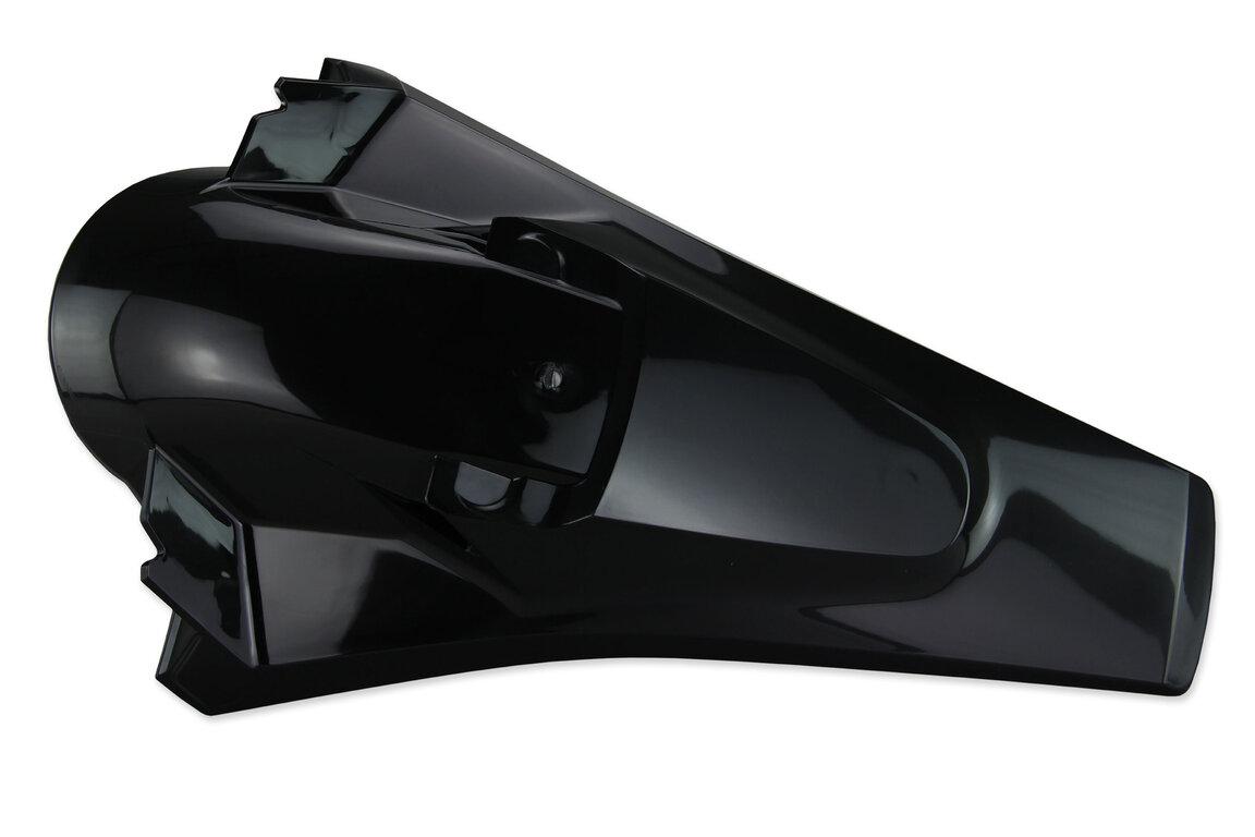 UFO Black Rear Fender for Husqvarna: FC250 (2016-2018), FC350 (2016-2018), FC450 (2016-2018), FS450 (2016-2018), FX350 (2017-2018), FX450 (2017-2018), TC125 (2016-2018), TC250 (2017-2018), TX300 (2017-2018)