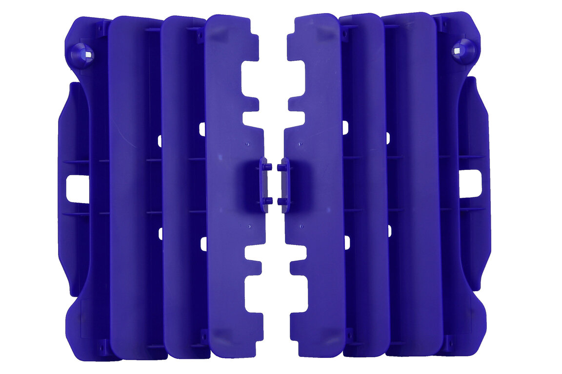Polisport Blue Radiator Louvers for Yamaha: YZ250F (2007-2009), YZ450F (2007-2009)