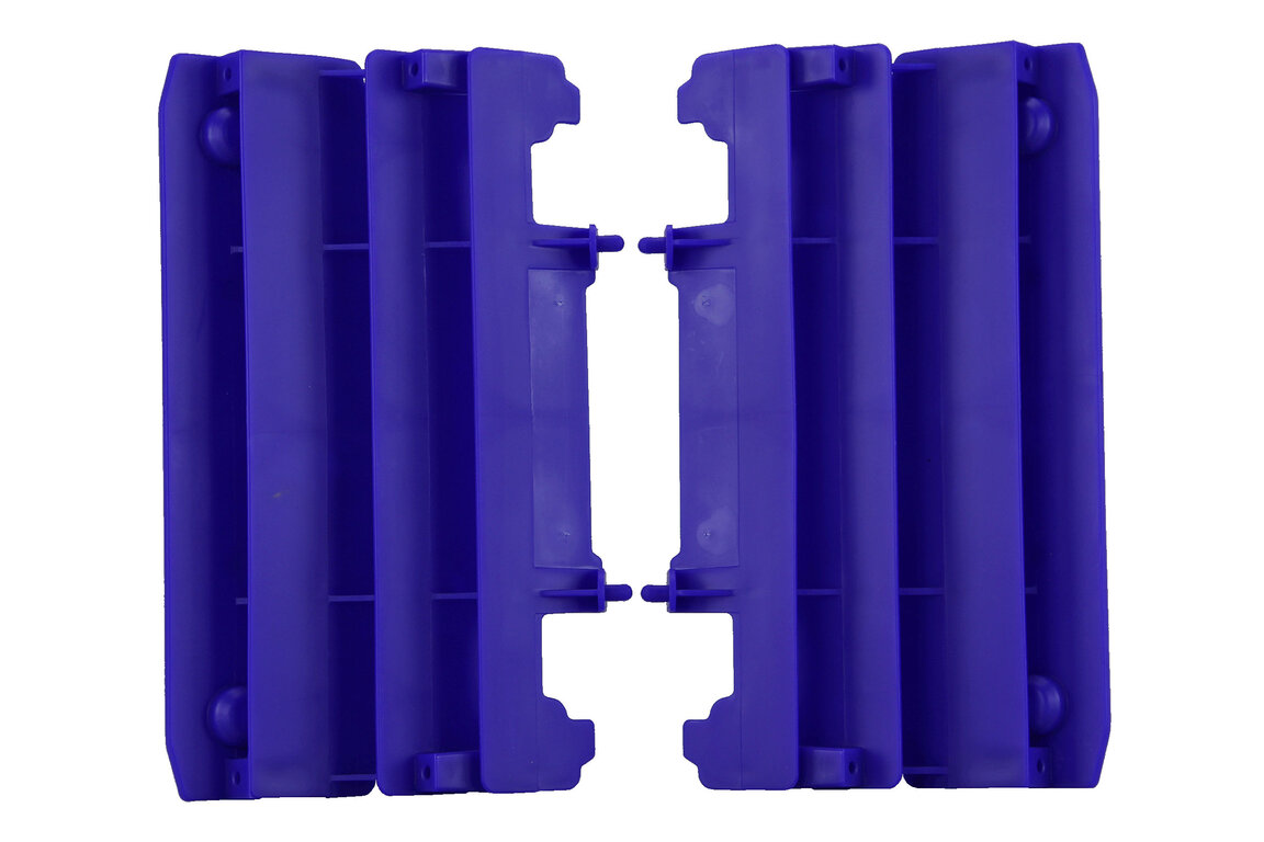 Polisport Blue Radiator Louvers for Yamaha: YZ125 (2006-2021), YZ125X (2020-2022), YZ250 (2006-2021), YZ250X (2016-2022)
