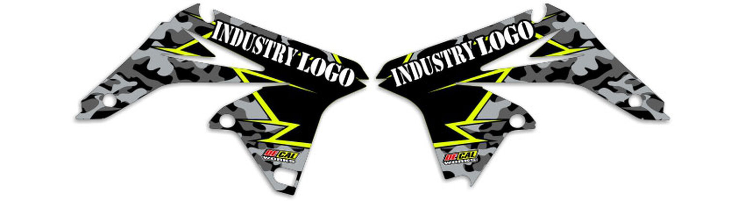 MX Graphics Dirt Bike Decals Suzuki Traditional Camo Semi Custom Rad Kit