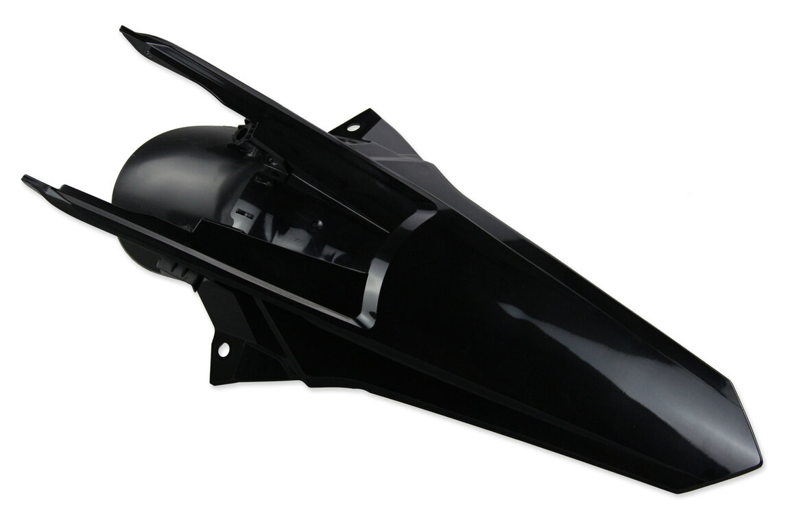 Polisport Black Rear Fender for KTM: EXC250F (2017-2019), EXC300 (2017-2019), EXC350F (2017-2019), EXC450F (2017-2019), EXC500F (2017-2019), XCW150 (2017-2019), XCW250 (2017-2019), XCW300 (2017-2018), XCW300 TPI (2019)