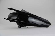 Polisport Black with Pins Rear Fender replacement plastics for 17-19 KTM EXCF, EXC, XCW dirt bikes 360 view
