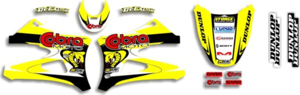 MX Graphics Dirt Bike Decals Cobra Garage Sale Series Full Graphics
