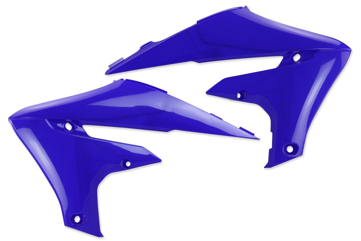 Polisport Blue Radiator Shroud Set for Yamaha: WR250F (2020-2024), WR450F (2019-2023), YZ250F (2019-2023), YZ250FX (2020-2024), YZ450F (2018-2022), YZ450FX (2019-2023)