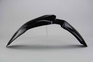 UFO Black Front Fender replacement plastics for 17-26 Honda CRF250, CRF450 dirt bikes 360 view