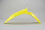 UFO Yellow Front Fender replacement plastics for 18-26 Suzuki RMZ250, RMZ450 dirt bikes 360 view