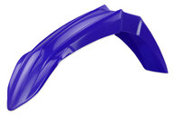 UFO Blue Front Fender for Yamaha: WR250F (2020-2024), YZ125 (2002-2026), YZ125X (2023-2026), YZ250 (2002-2026), YZ250F (2019-2023), YZ250FX (2020-2024), YZ250X (2023-2026), YZ450F (2018-2022), YZ450FX (2019-2023)