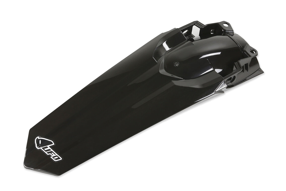 UFO Black Rear Fender for Honda: CRF250R (2018-2021), CRF250RX (2019-2021), CRF450R (2017-2020), CRF450R-S (2022), CRF450RX (2017-2020)