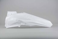 Acerbis White Rear Fender replacement plastics for 18-26 Suzuki RMZ250, RMZ450 dirt bikes 360 view
