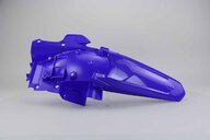 UFO Blue Rear Fender replacement plastics for 18-24 Yamaha YZ250F, YZ250FX, YZ450F, YZ450FX dirt bikes 360 view