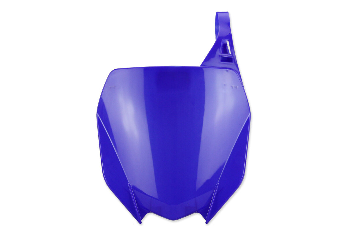 UFO Blue Front Number Plate 02-27 Yamaha YZ,YZF