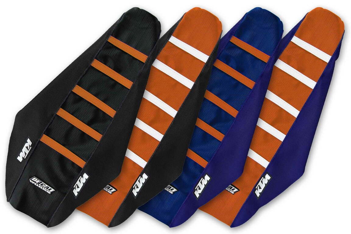 Gripper Ribbed Seat Covers for 22-27 KTM EXCF, SMR, SX, SXF, XC, XCF, XCW, XW