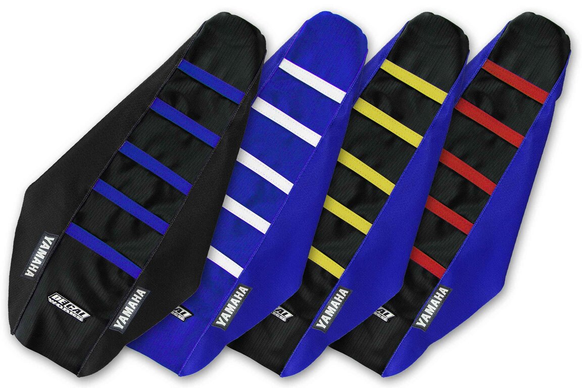 Gripper Ribbed Seat Covers for 23-26 Yamaha WRF, YZ250F, YZ250FX, YZ450F, YZ450FX