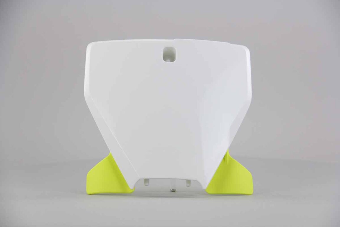 DeCal Works  Mix & Match Plastic Kit With Lower Forks replacement plastics for 18-22 Husqvarna FC, FX, TC, TX dirt bikes 360 view