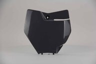 Polisport Nardo Grey Front Number Plate replacement plastics for 15-18 KTM SX, SXF, XC, XCF dirt bikes 360 view