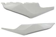 UFO White Side Lower Number Plates for Husqvarna: FC250 (2019-2022), FC350 (2019-2022), FC450 (2019-2022), FC450 Rockstar Edition (2018-2021), FE250 (2022-2023), FE350 (2020-2023), FE350s (2020, 2022-2023), FE450 (2020-2023), FE501 (2020-2023), FE501s (2020-2023), FS450 (2019-2...and more