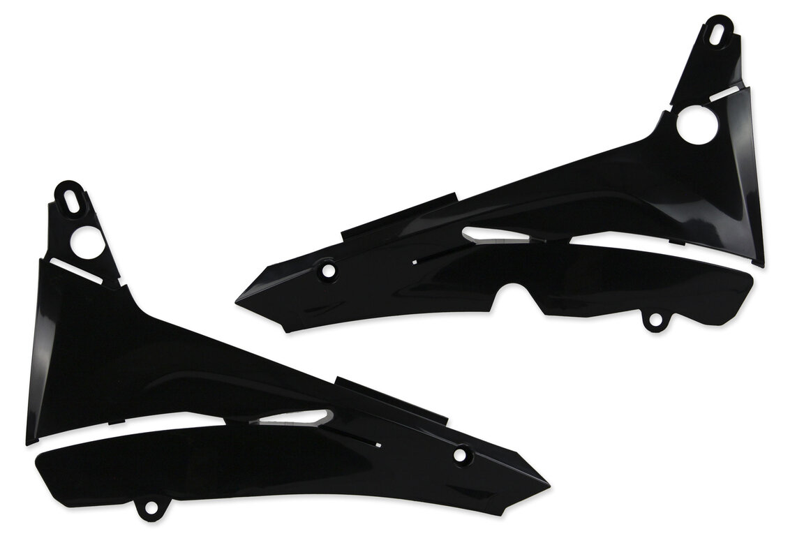 Polisport Black Restyled Airbox Covers for Honda: CR125R (2002-2007), CR250R (2002-2007)