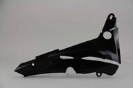 Right Side Polisport Black Restyled Airbox Covers replacement plastics for 02-07 Honda CR125, CR250 dirt bikes.