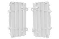 Polisport White Radiator Louvers for KTM: EXC300 (2017-2019), EXC450F (2017-2019), EXC500F (2017-2019), SMR450 (2021-2022), SX125 (2016-2022), SX150 (2016-2022), SX250 (2017-2022), SXF250 (2016-2022), SXF350 (2016-2022), SXF450 (2016-2022), SXF450FE (2016-2021), XC125 (2021-2...and more