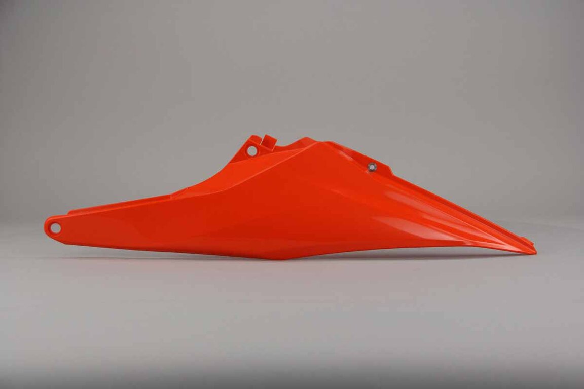 Left Side DeCal Works  Mix & Match Number Plate Plastic Kit replacement plastics for 20-23 KTM EXC, EXCF, XCF, XCW dirt bikes.