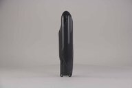 Left Side Polisport Nardo Grey Lower Fork Guards replacement plastics for 10-26 Yamaha YZ125, YZ250, YZ250F, YZ250FX, YZ450F, YZ450FX dirt bikes.