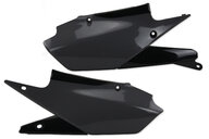 Polisport Nardo Grey Side Number Plates for Yamaha: WR250F (2020-2024), WR450F (2019-2023), YZ250F (2019-2023), YZ250FX (2020-2024), YZ450F (2018-2022), YZ450FX (2019-2023)