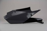 Right Side Polisport Nardo Grey Side Number Plates replacement plastics for 18-24 Yamaha WRF, YZ250F, YZ250FX, YZ450F, YZ450FX dirt bikes.