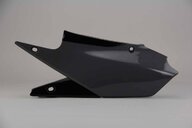 Left Side Polisport Nardo Grey Side Number Plates replacement plastics for 18-24 Yamaha WRF, YZ250F, YZ250FX, YZ450F, YZ450FX dirt bikes.