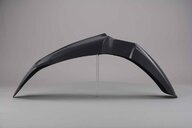 Polisport Nardo Grey Front Fender replacement plastics for 02-26 Yamaha WRF, YZ125, YZ250, YZ250F, YZ250FX, YZ450F, YZ450FX dirt bikes 360 view