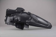 Polisport Nardo Grey Rear Fender replacement plastics for 18-24 Yamaha YZ250F, YZ250FX, YZ450F, YZ450FX dirt bikes 360 view