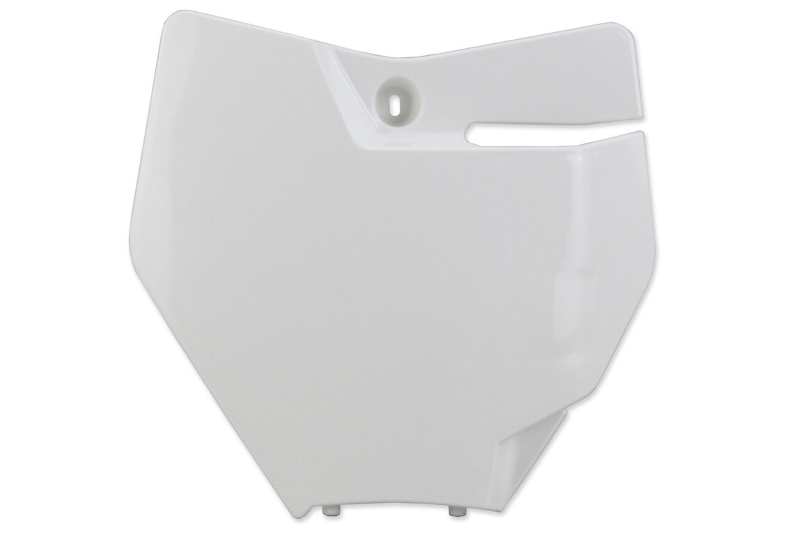 Polisport Old White Front Number Plate for KTM: SX85 (2018-2024)