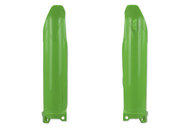 Polisport Green Lower Fork Guards for Kawasaki: KLX300 (2026), KLX300R (2020-2025), KX250F (2009-2026), KX250F 50th Anniversary Edition (2024), KX250X (2022-2026), KX250XC (2021), KX450F (2009-2026), KX450F 50th Anniversary Edition (2024), KX450SR (2022-2026), KX450X (2022-202...and more